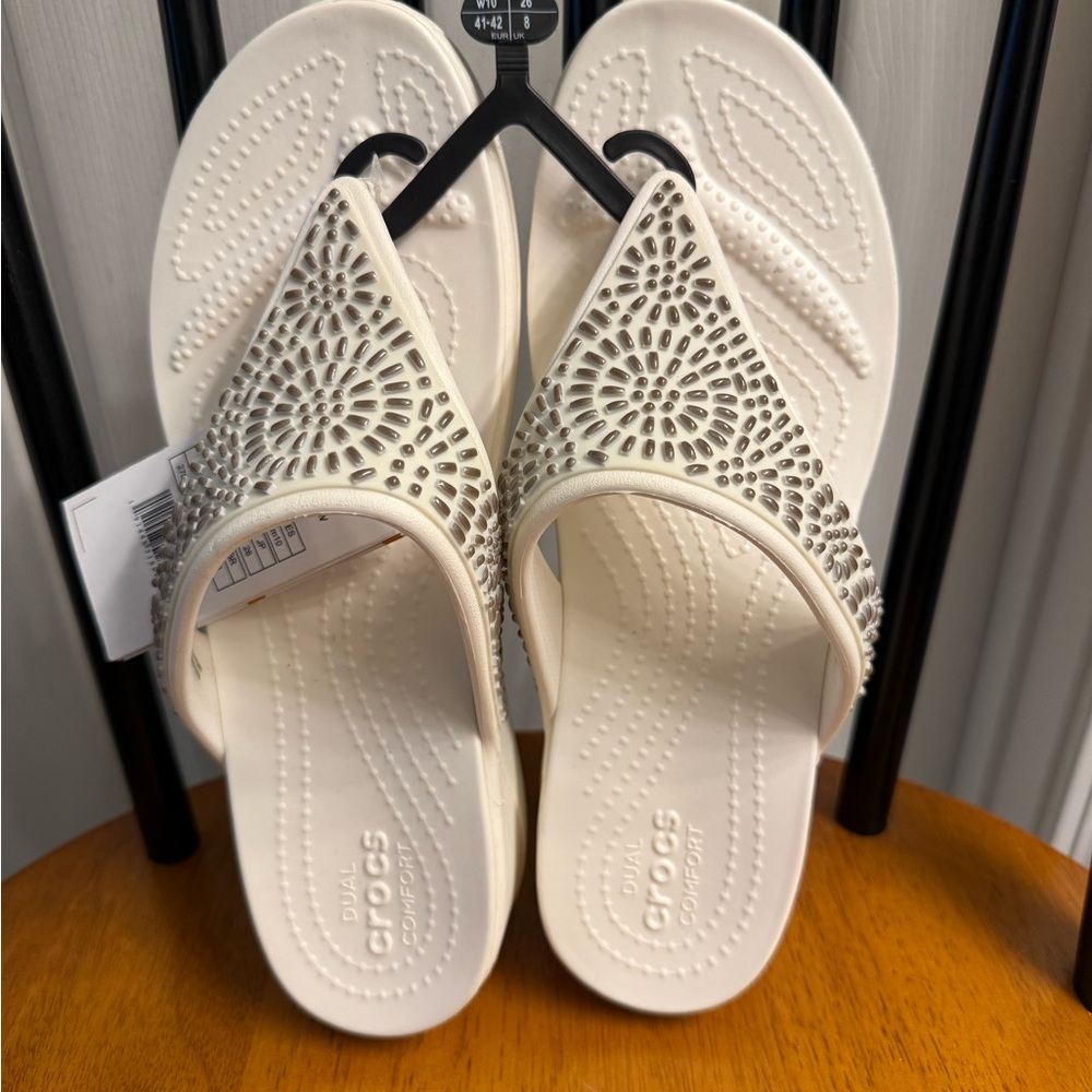 CROCS Women's Monterey Wedge Flip Flops